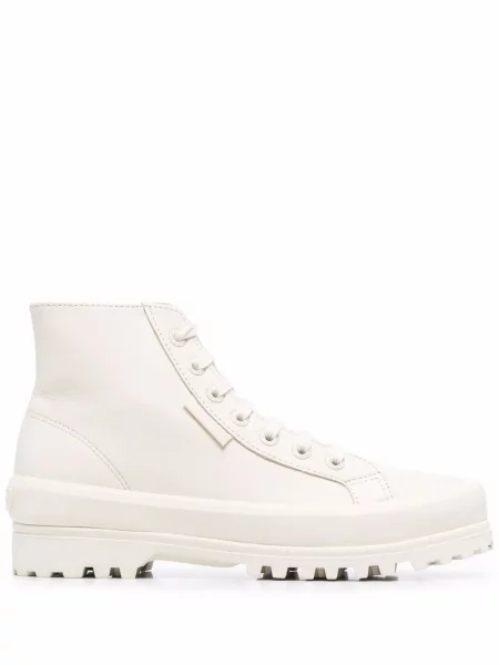 Top Superga din piele