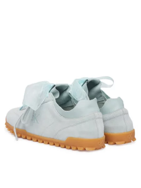 Calvin Klein Superge Low Profile Run Mg Sue Db Laces Svetlo modra