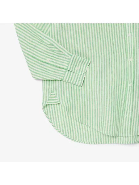 Рубашка Lacoste зеленая