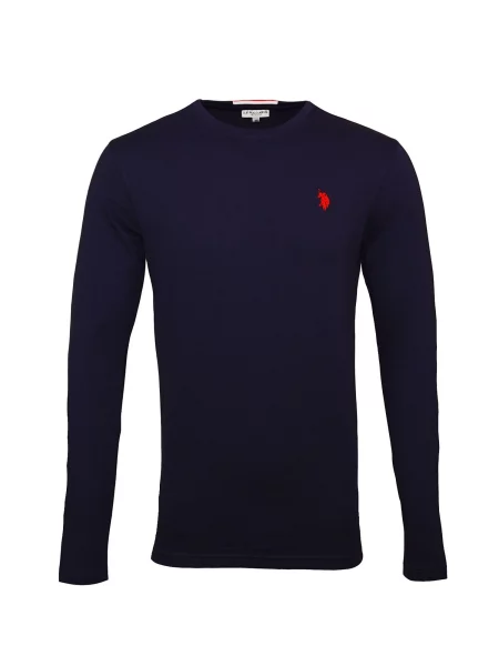 U.S. POLO ASSN. Tricou albastru marin roșu