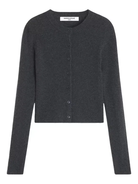 Cardigan Maison Kitsune lung gri