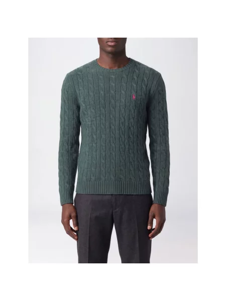 Sweter Polo Ralph Lauren wełniany zielony