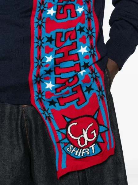 Fular Comme Des Garçons Shirt albastru