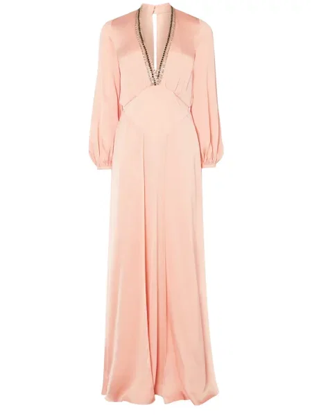 Rochie maxi Temperley London roz