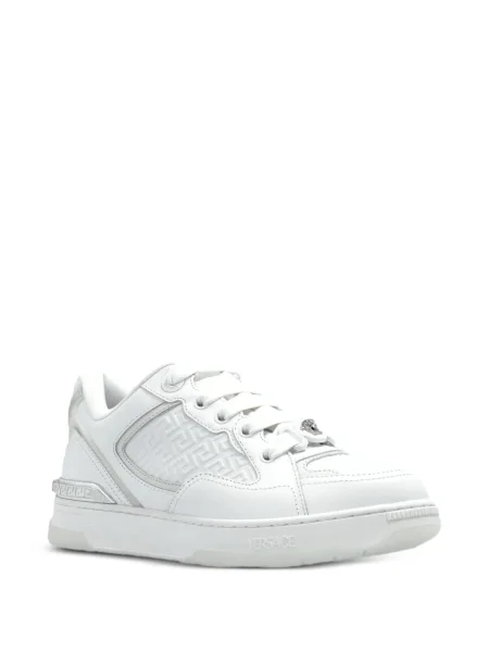 Sneakerși Versace din piele alb
