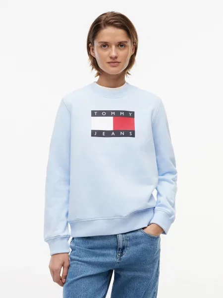 Palton Tommy Jeans alb
