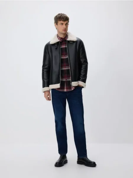 Ошейниковый куртка Reserved черная