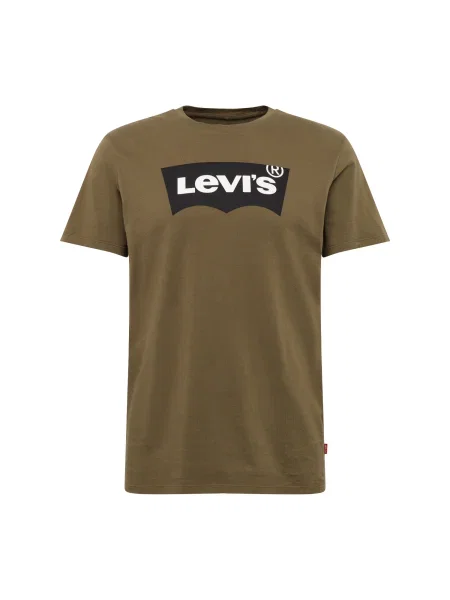LEVI'S ® Tricou oliv / negru alb