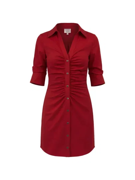 Rochie mini Cinq A Sept cu volane roșu