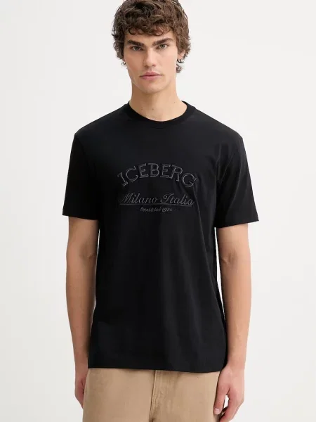Iceberg tricou din negru