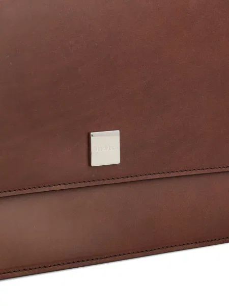 Geanta de piele Max Mara din piele maro