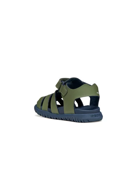 Sandály Geox B Sandal Fusbetto Bo zelená