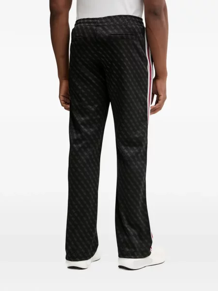 Pruhované kalhoty Guess černé