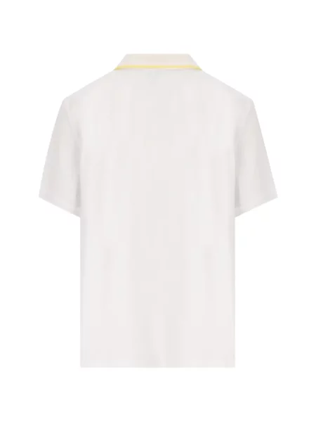 Tricou polo Loewe cu broderie alb