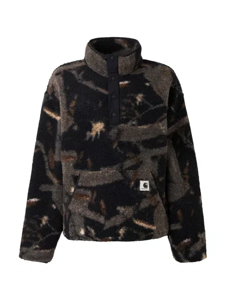 Carhartt WIP Pulover Elliot șamoa / maro / gri închis negru