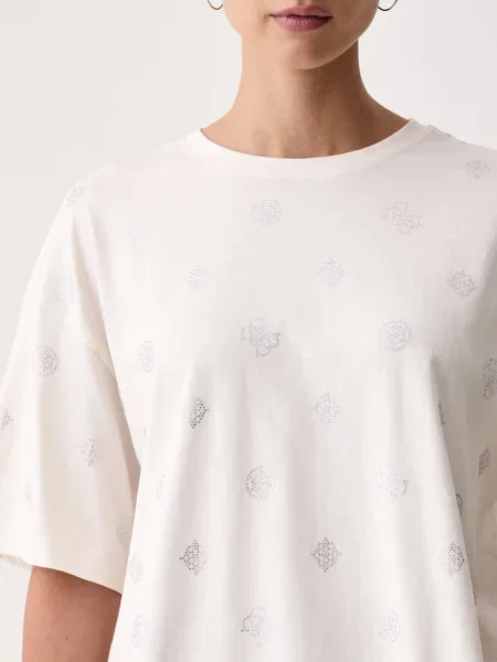 Guess T-shirt AMALIA biała