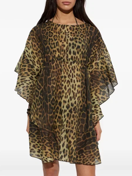 Rochie mini Moschino cu imagine cu model leopard