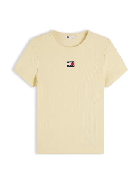 Tommy Jeans Póló világos sárga
