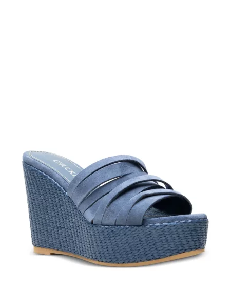 Espadrile Chuckies cu bretele albastru