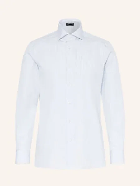 Zegna Koszula Trofeo™ Regular Fit blau biała