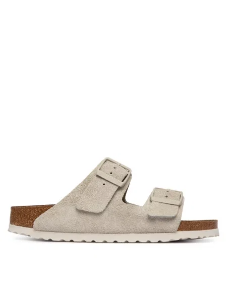 Klapki Birkenstock beżowe