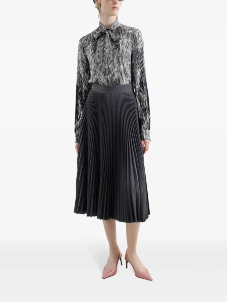 Fustă midi Dolce & Gabbana până la genunchi negru