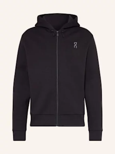 On Bluza Rozpinana Focus Tech Zip Hoodie schwarz czarna