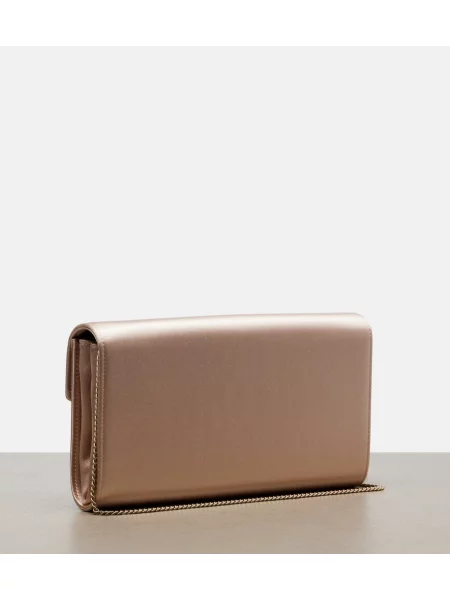 Satenska pisemska torbica Roger Vivier roza