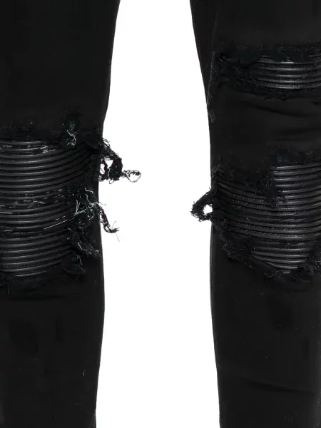 Blugi Amiri din piele negru