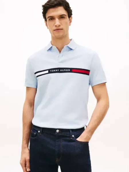 Tricou polo Tommy Hilfiger albastru