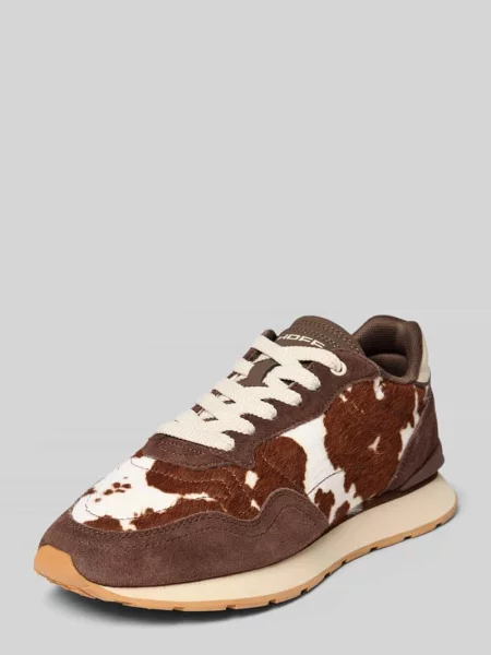 Sneakersy z mieszanki skóry z detalem ze zwierzęcym wzorem model City' Hoff