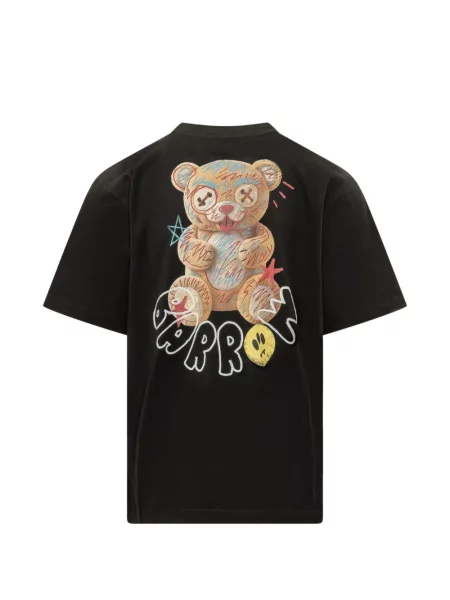 Tricou Barrow cu imagine cu decolteu rotund negru