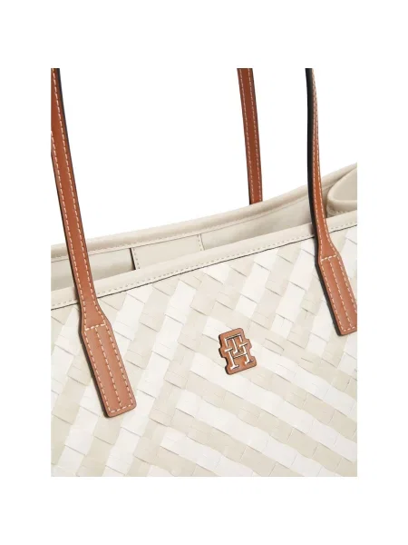 Shopper kabelka Tommy Hilfiger biela