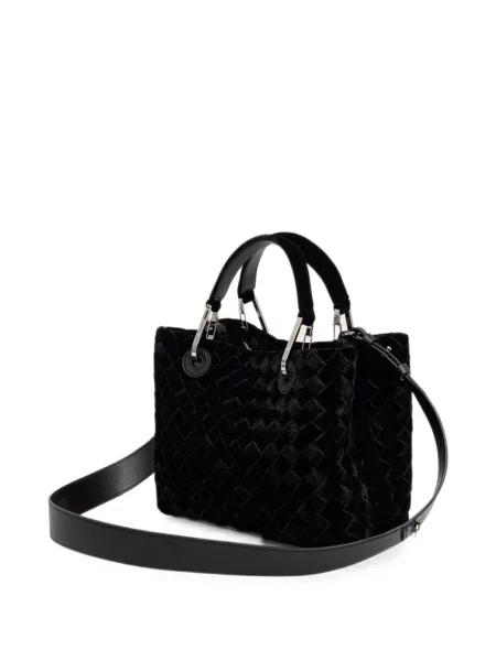 Geantă shopper Emporio Armani negru