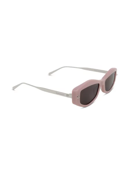 Ochelari de soare Alexander Mcqueen Eyewear cu imprimeu geometric roz