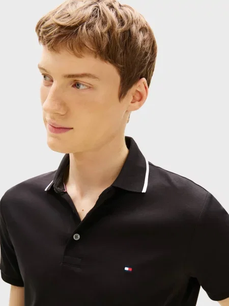 Поло Tommy Hilfiger чорне