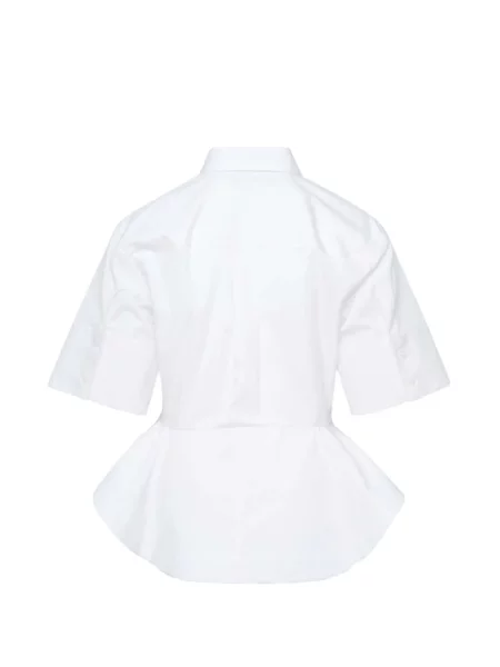 Cămașă Stella Mccartney din poplin alb