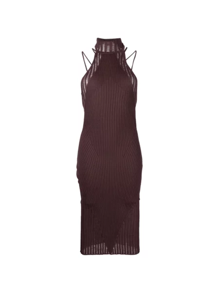 Sukienka Andrea Adamo brązowa