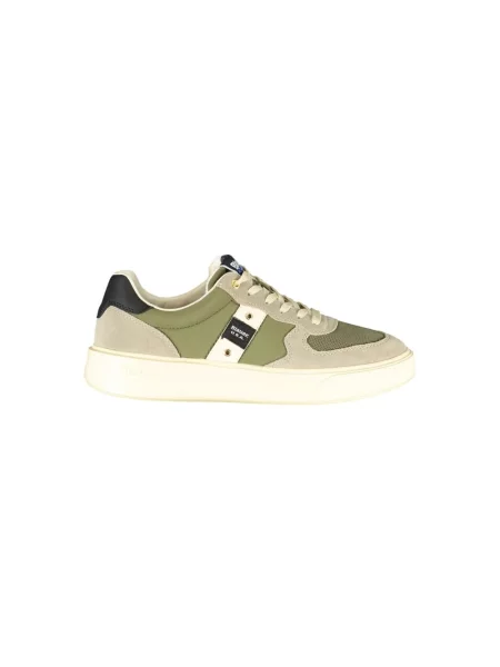 Lniane sneakersy Blauer zielone