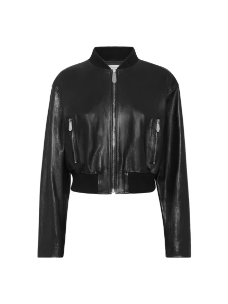 Kurtka skórzana Philipp Plein czarna