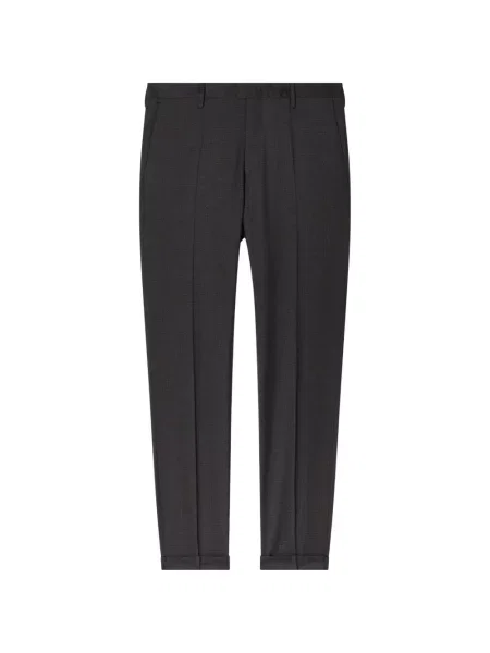 Pantaloni Paul Smith de lână maro