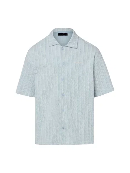 PEGADOR koszula z krótkim rękawem Mężczyźni Modern Fit S niebieski
