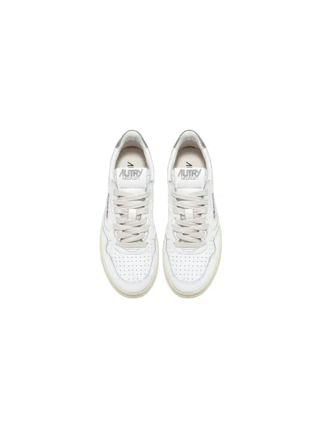 AUTRY sneakers din piele Medalist Low alb