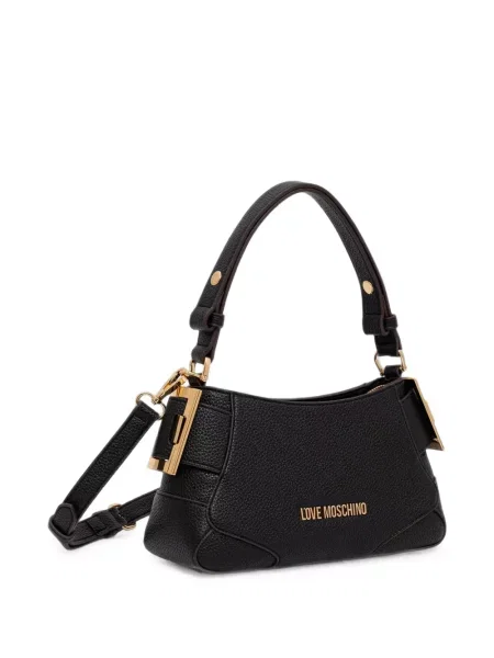 Geantă Love Moschino cu autograf negru