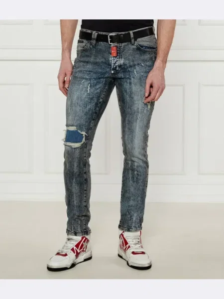 Philipp Plein Farmer Hexagon | Straight fit szürke