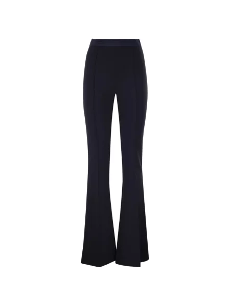 Pantaloni Elisabetta Franchi evazate albastru