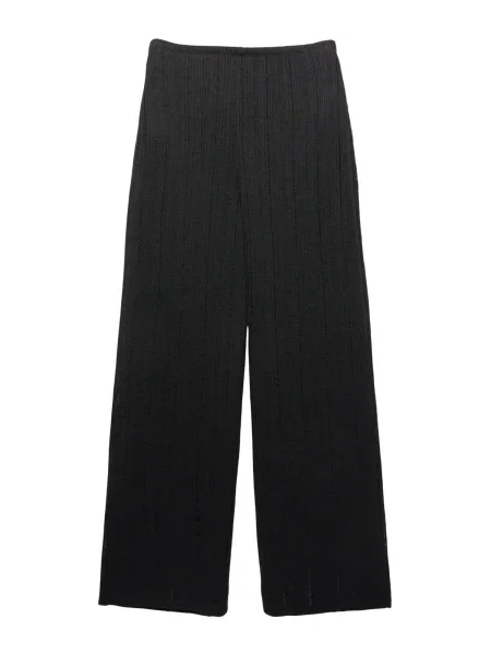 Pull&Bear Pantaloni negru