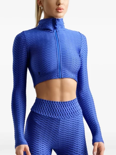 Περικομμένο τοπ Tessitura Body Couture μπλε