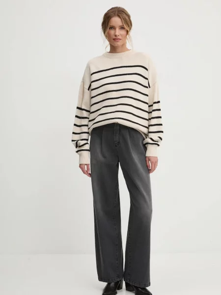 Answear Lab jeansy high waist szare