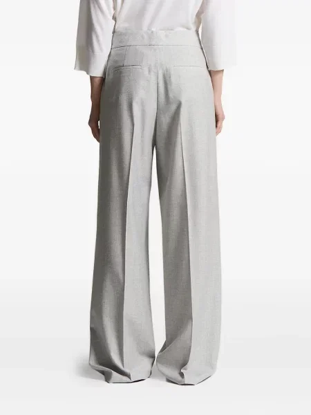 Pantaloni Peserico plisate gri
